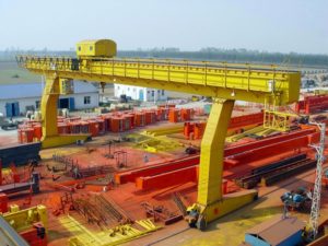 Single Girder Gantry Crane With L Shape